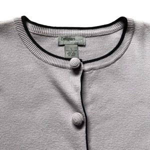 NWT Designers Original Cotton Button Sweater